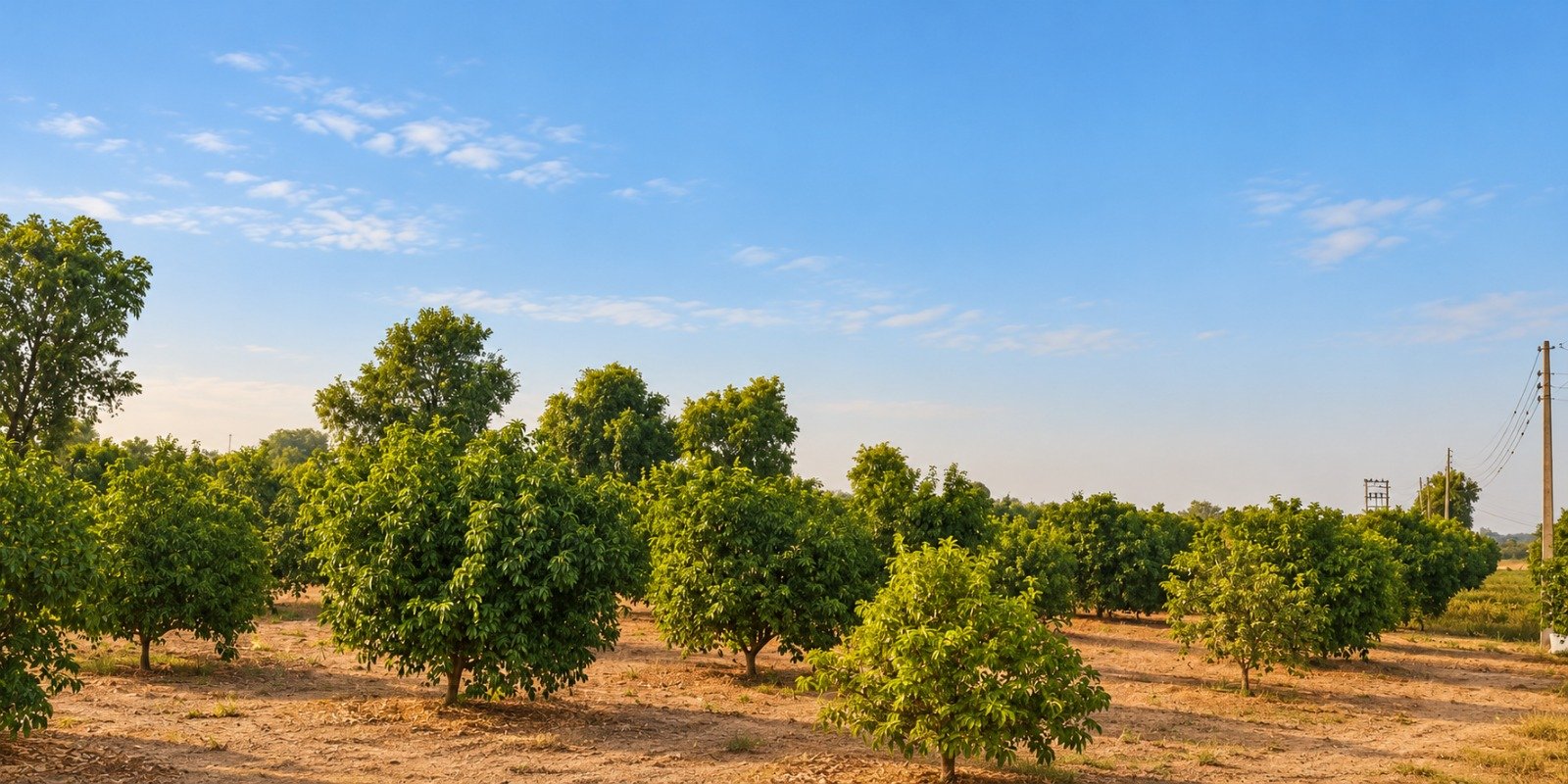 Real LIONZ orchard rows
