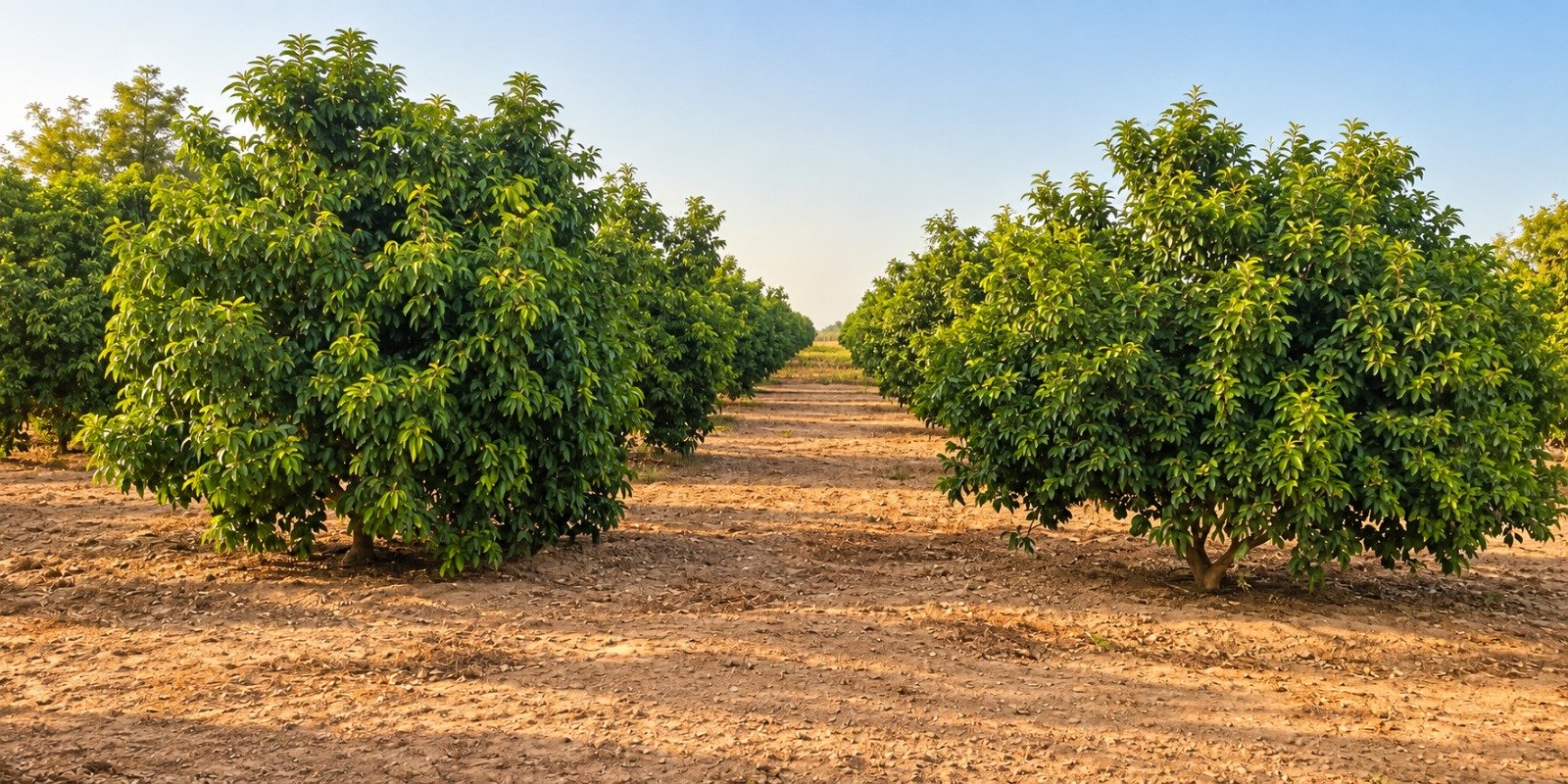 Real orchard path