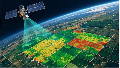 Crop-agnostic field view representing Smart Farm